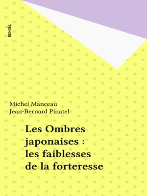 cover image of Les Ombres japonaises